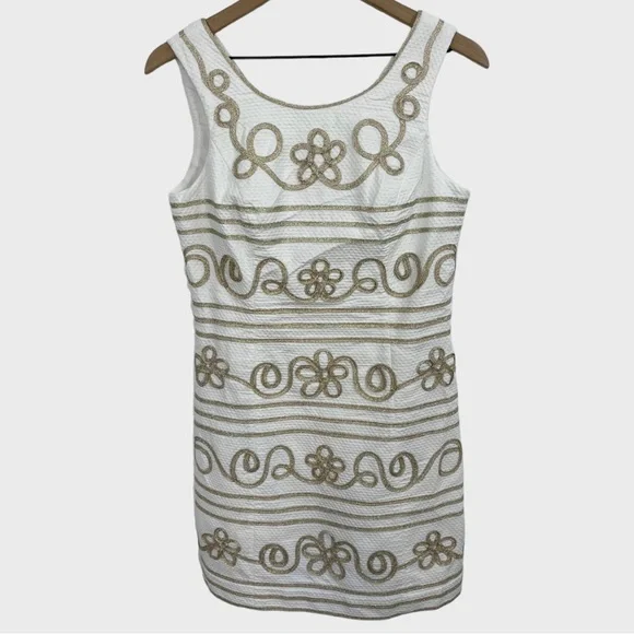 Lilly Pulitzer | Dresses | Lilly Pulitzer White Pique Gold Appliqu Floral Mini Dress Size 4 | Poshmark Lilly Pulitzer | Dresses | Lilly Pulitzer White Pique Gold Appliqu Floral Mini Dress Size 4 | Poshmark